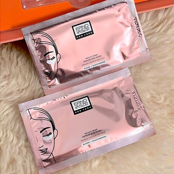 Brand New ERNO LASZLO Hydra-Therapy Memory Gel Sleep Masks Depuffing Globes Gift - Picture 12 of 16